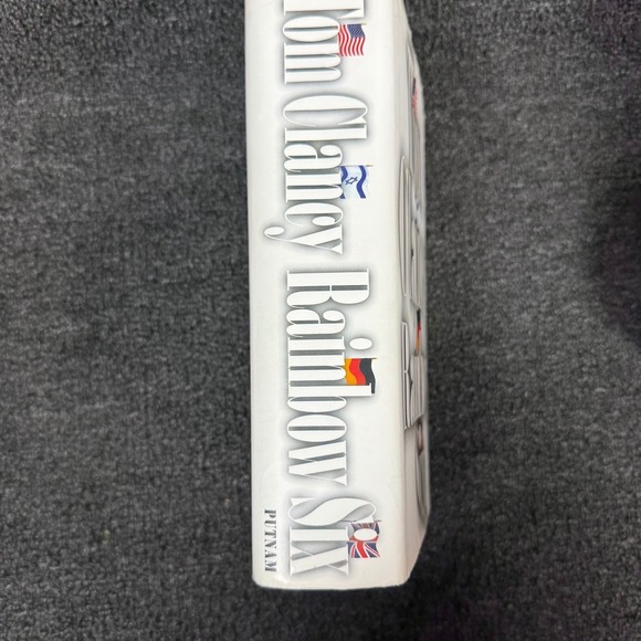Tom Clancy Rainbow Six Hardcover Book White Good Techno Thriller ISBN 0399143904 - Picture 2 of 3
